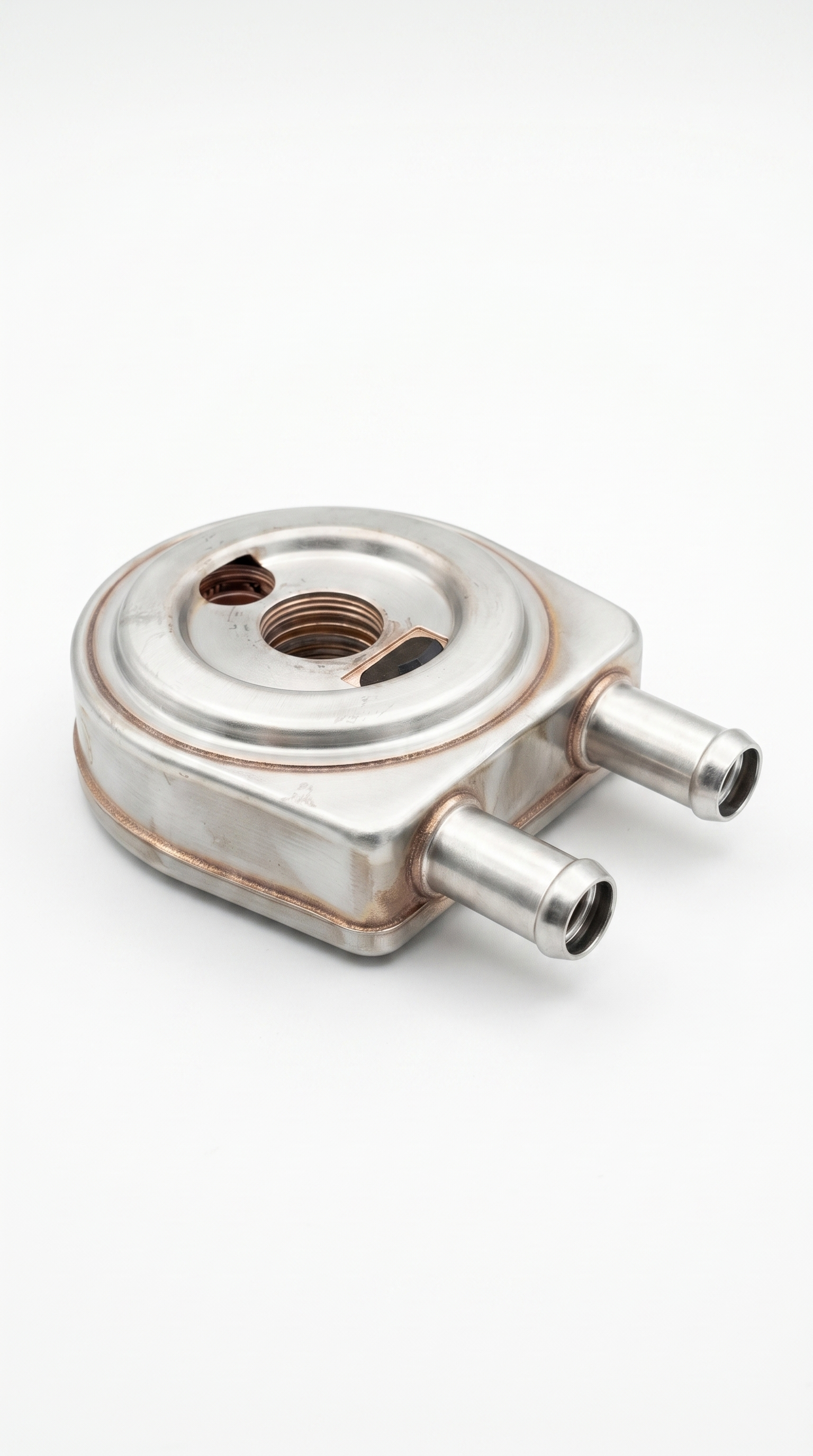 Renault 7700114040 Renault 1.9 dCi F9Q Oil Cooler - Angle View