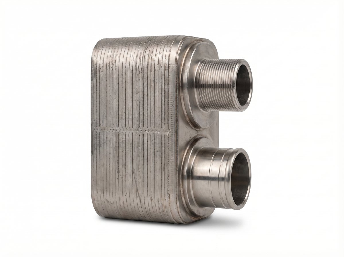 Scania 1774202 Scania 4-Series DC12 Oil Cooler - Angle View