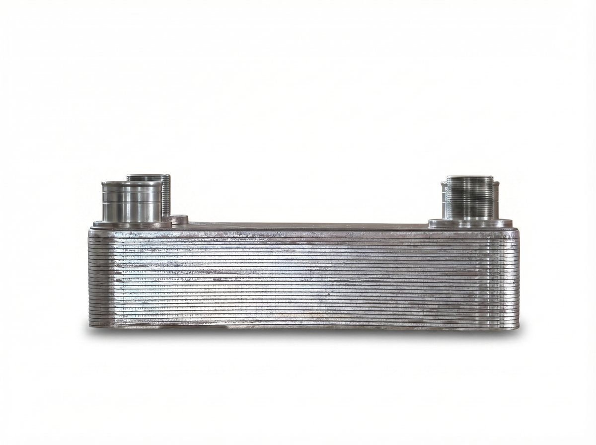 Scania 1774202 Scania 4-Series DC12 Oil Cooler - Bottom View