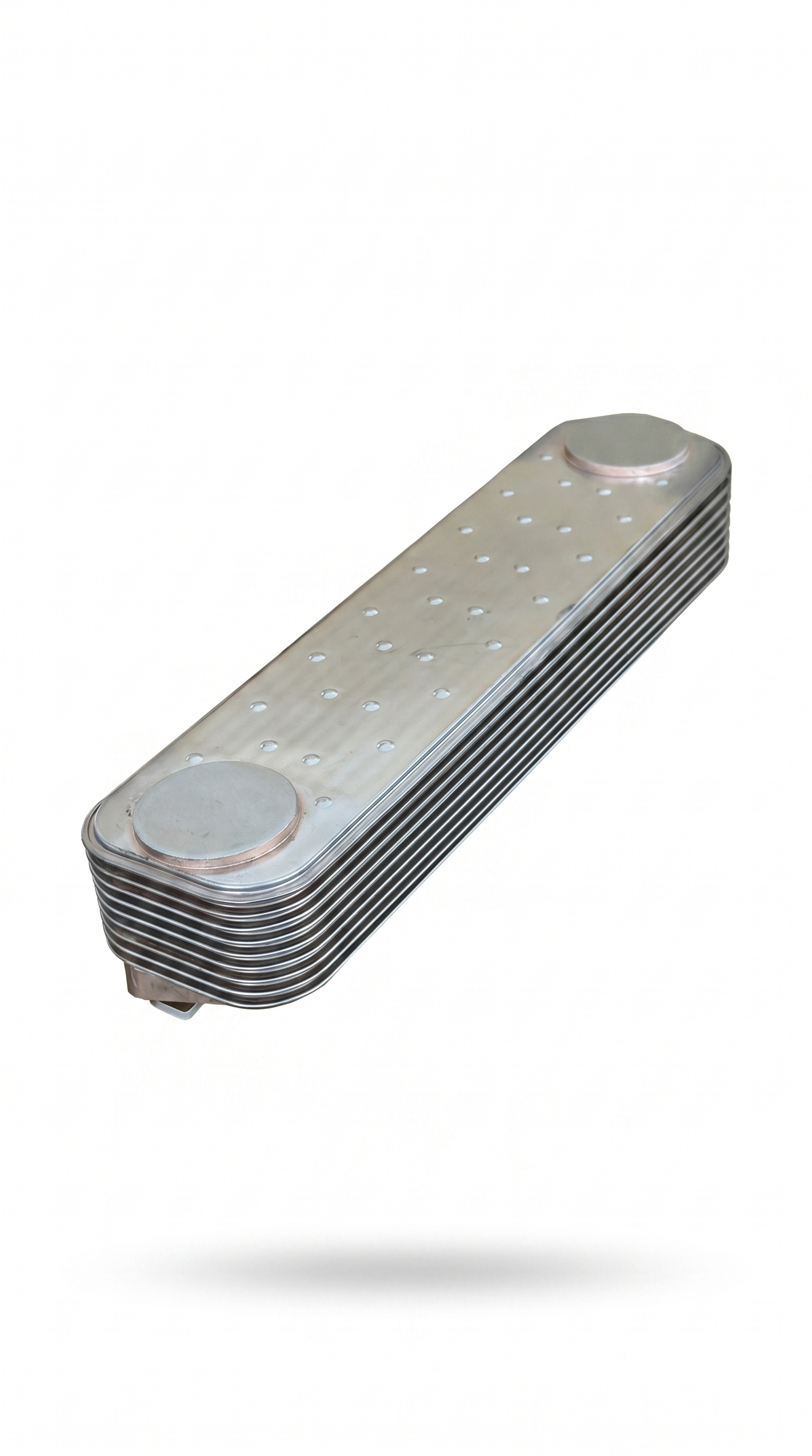 Iveco 504389791 Iveco Cursor 13 Oil Cooler - Top View
