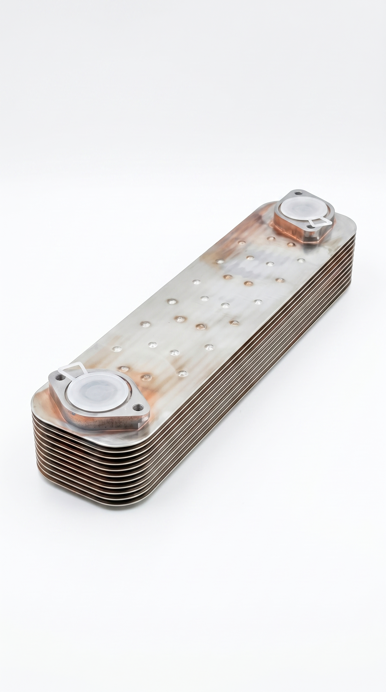 Iveco 504389792 Iveco Oil Cooler 504389792 - Front View