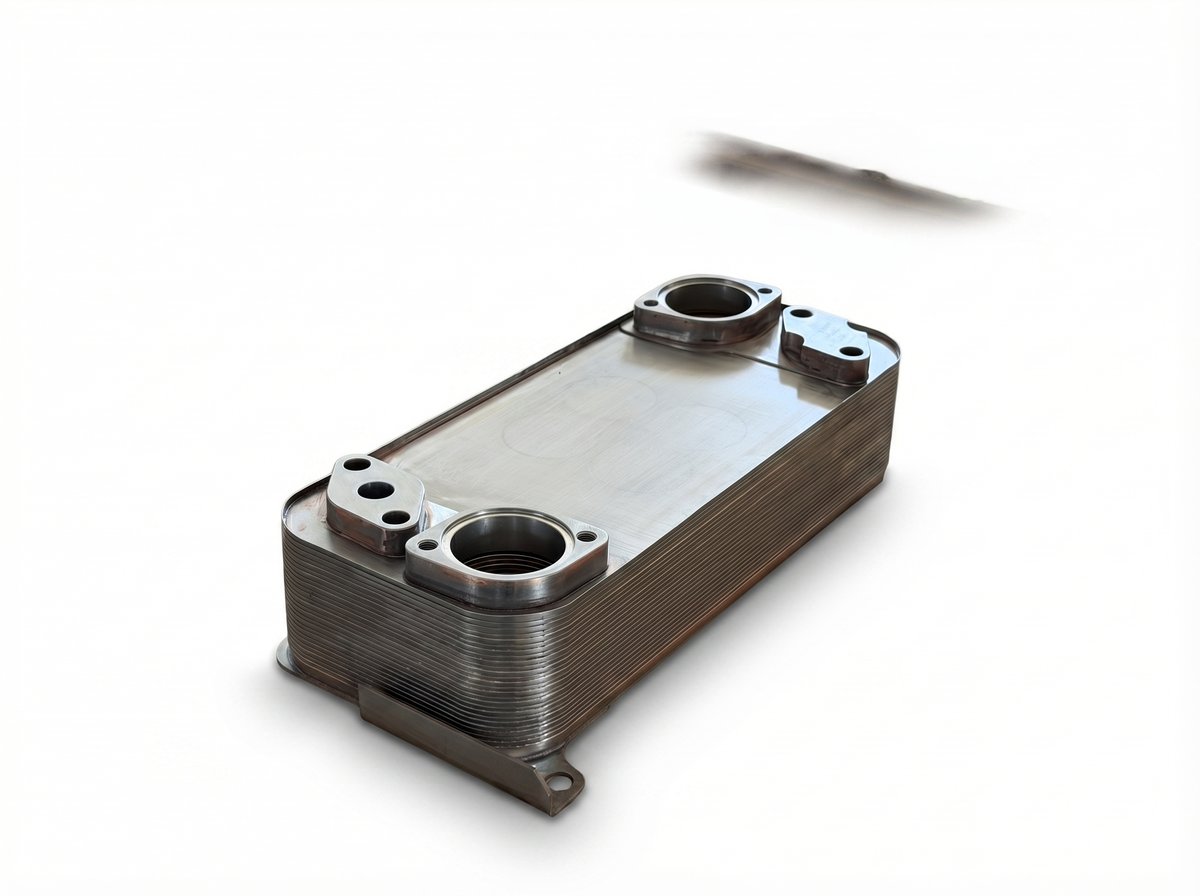 Scania 2560137 Scania NTG Series Oil Cooler - Bottom View