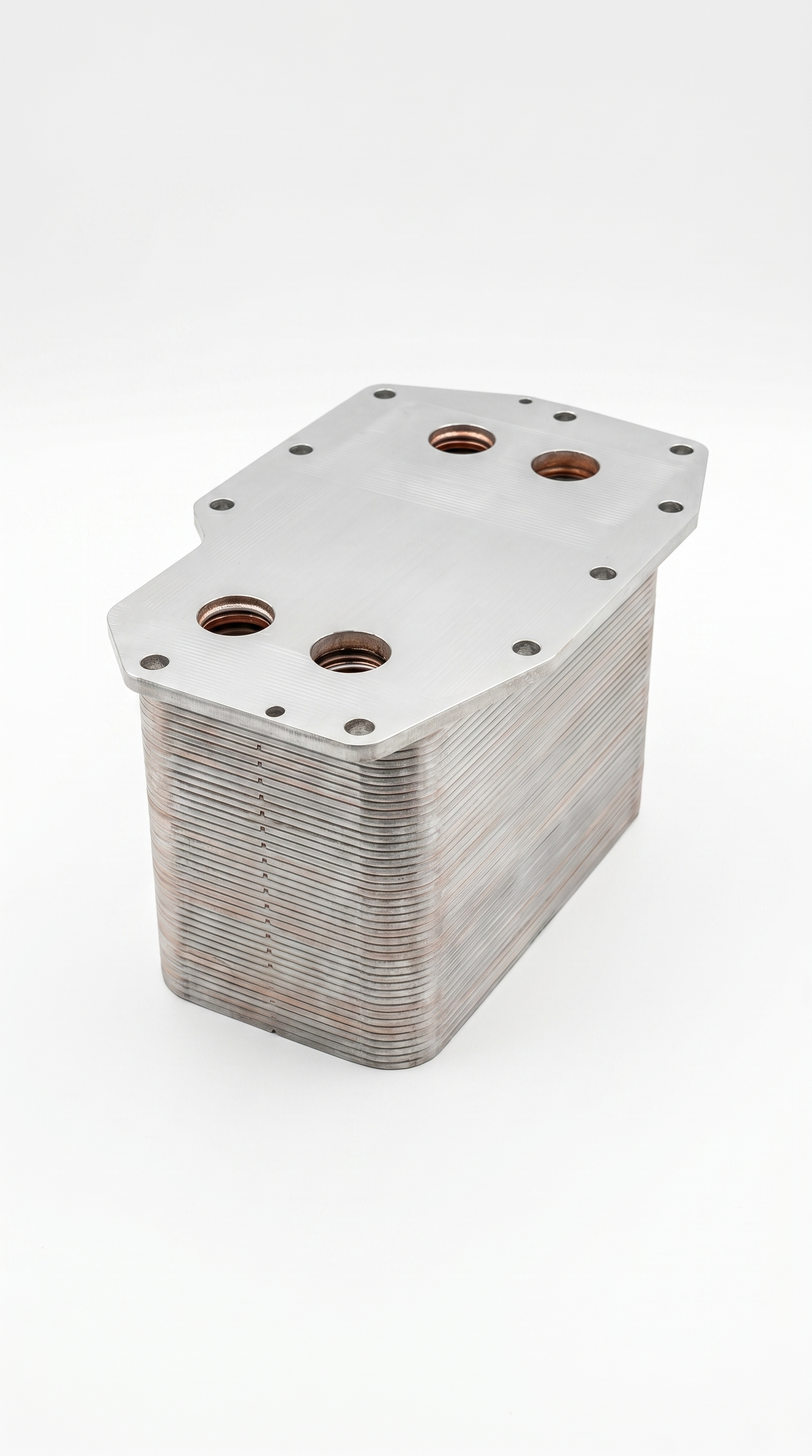 PACCAR 1932500 PACCAR MX-13 Engine Oil Cooler 1932500 - Side View