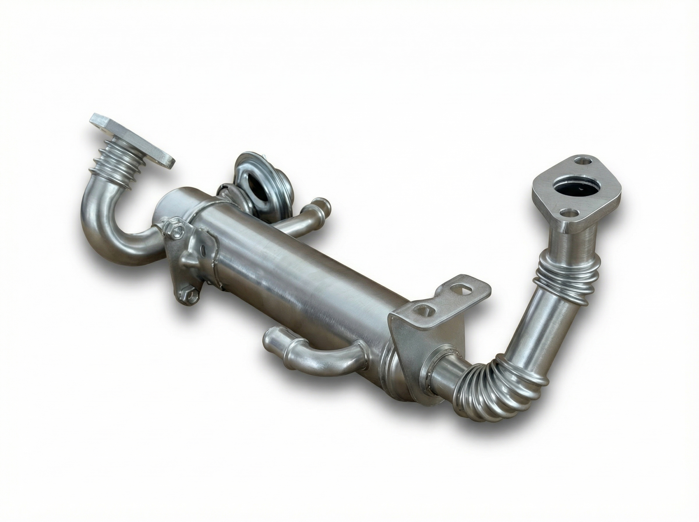 FIAT/Iveco 504178568 FIAT/Iveco 2.3L Multijet EGR Cooler - Angle View