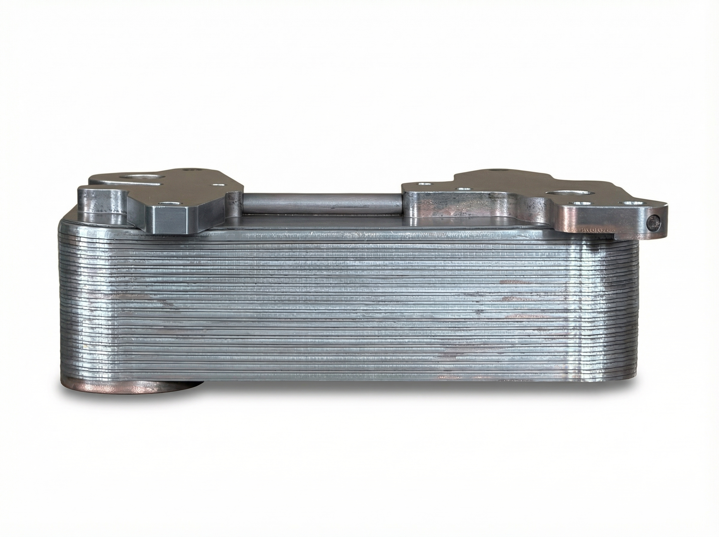 Mercedes-Benz A0004380388 Mercedes-Benz OM471/OM473 12.8L-15.6L Oil Cooler - Rear View