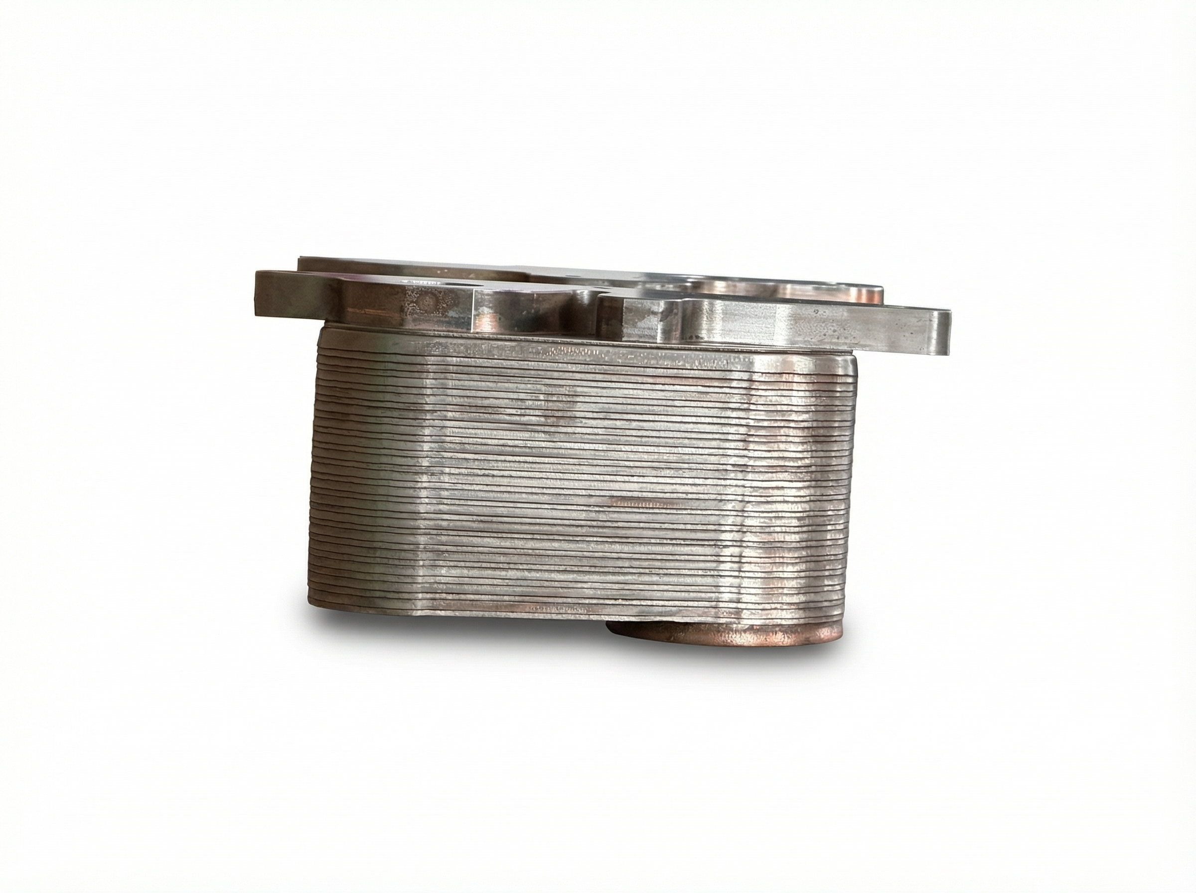 Mercedes-Benz A0004380388 Mercedes-Benz OM471/OM473 12.8L-15.6L Oil Cooler - Detail View