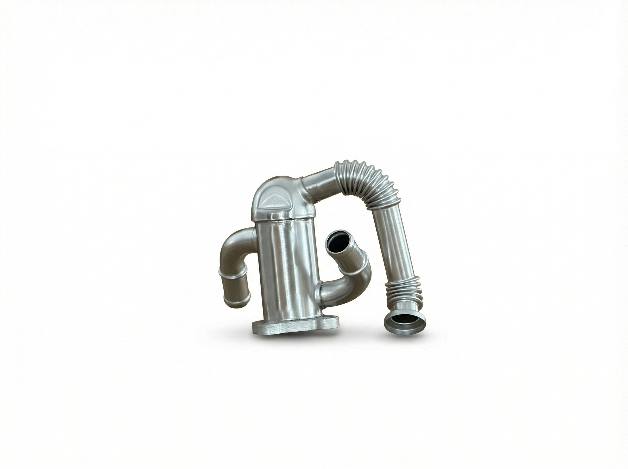 Opel/Vauxhall/Fiat/Alfa Romeo/Lancia 55197846 Opel/Vauxhall/Fiat/Alfa Romeo/Lancia 1.3L CDTI/Multijet/JTD 16V EGR Cooler - Bottom View
