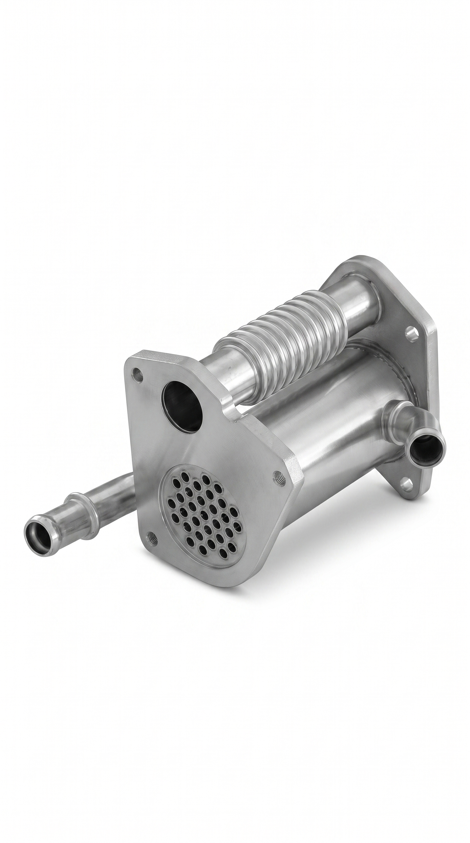 Nissan 1473500QAJ Nissan EGR Cooler 1473500QAJ - Angle View