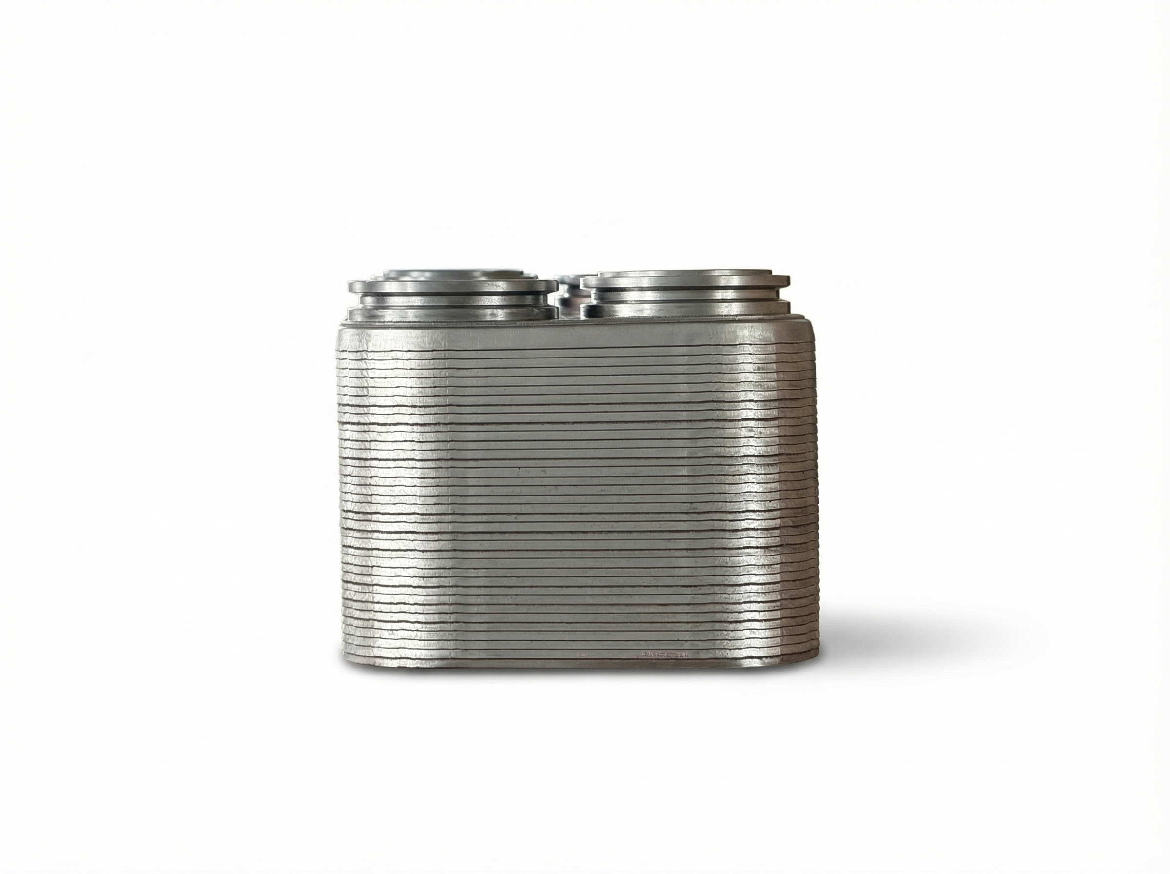 Volvo 11110107 Volvo D12 12.1L Oil Cooler - Angle View