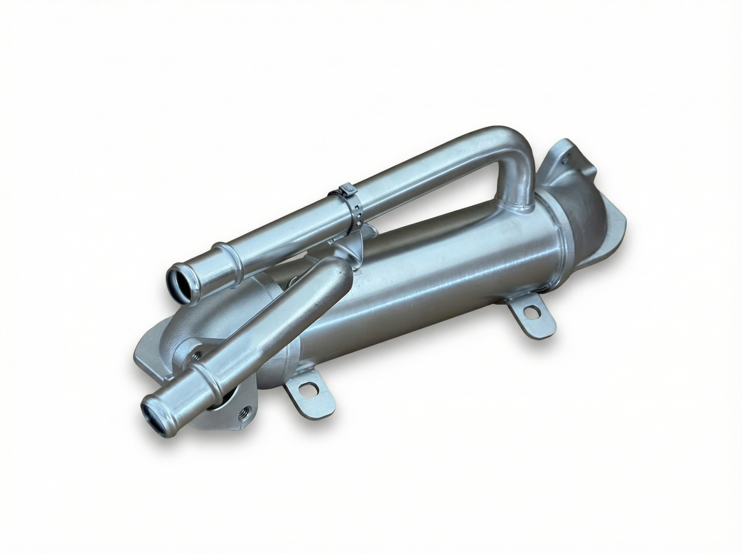 VW 038131513S VW 1.9L/2.0L TDI EGR Cooler - Side View